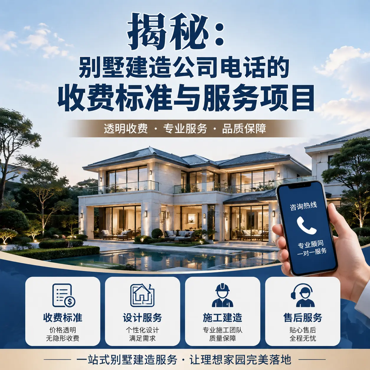 揭秘:桐梓别墅建造公司电话的收费标准与服务项目