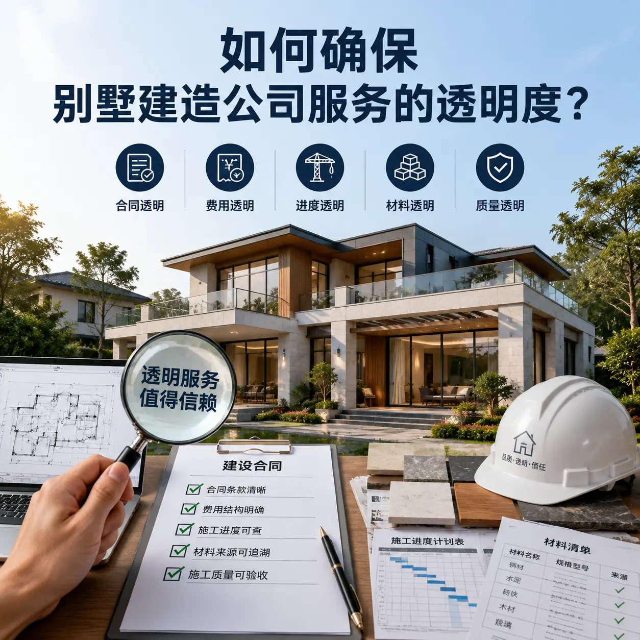 在 桐梓 如何确保别墅建造公司服务的透明度?