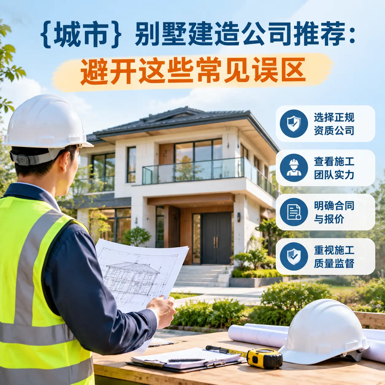桐梓 别墅建造公司推荐:避开这些常见误区