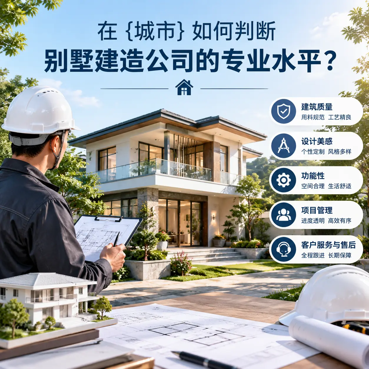 在 桐梓 如何判断别墅建造公司的专业水平？