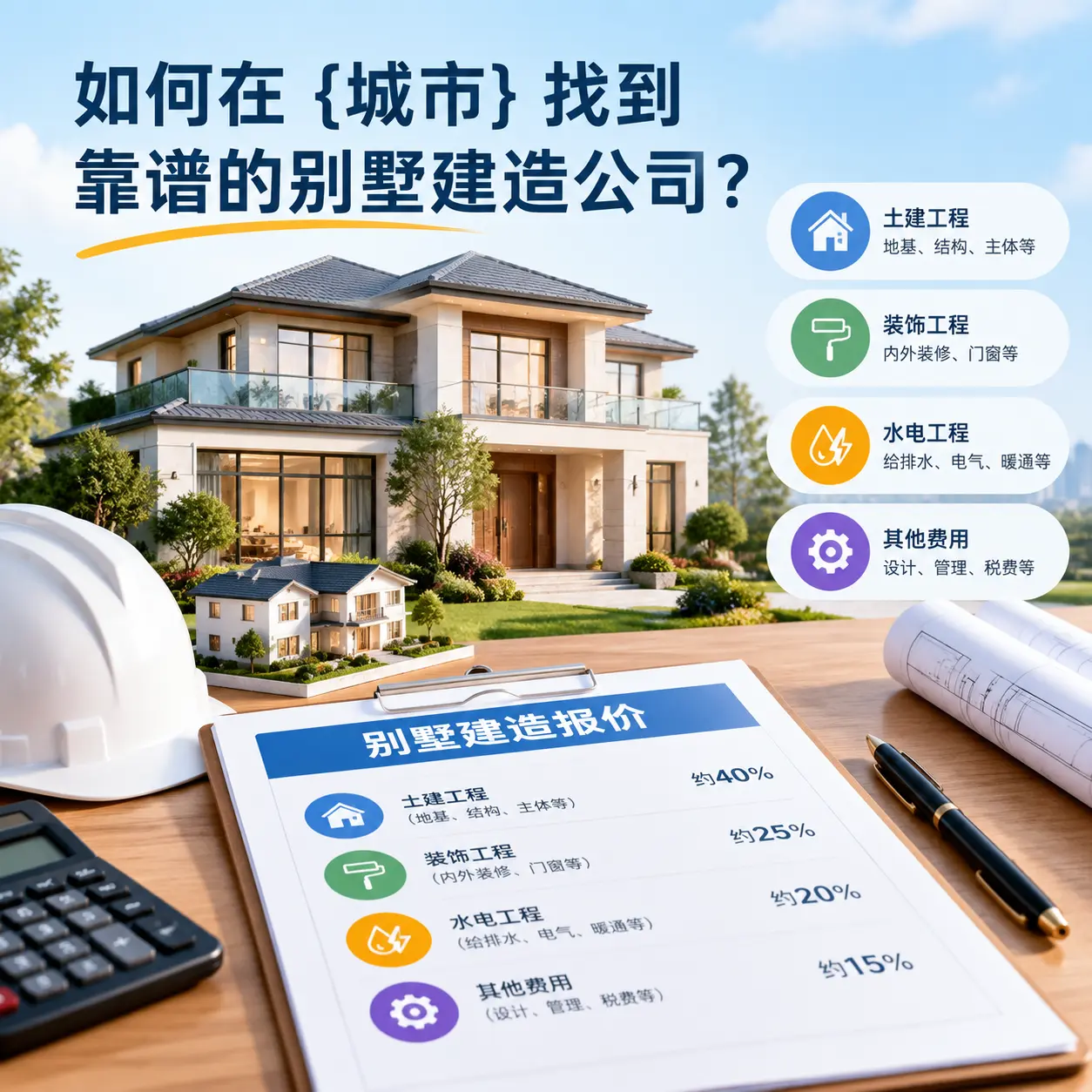如何在 桐梓 找到靠谱的别墅建造公司?