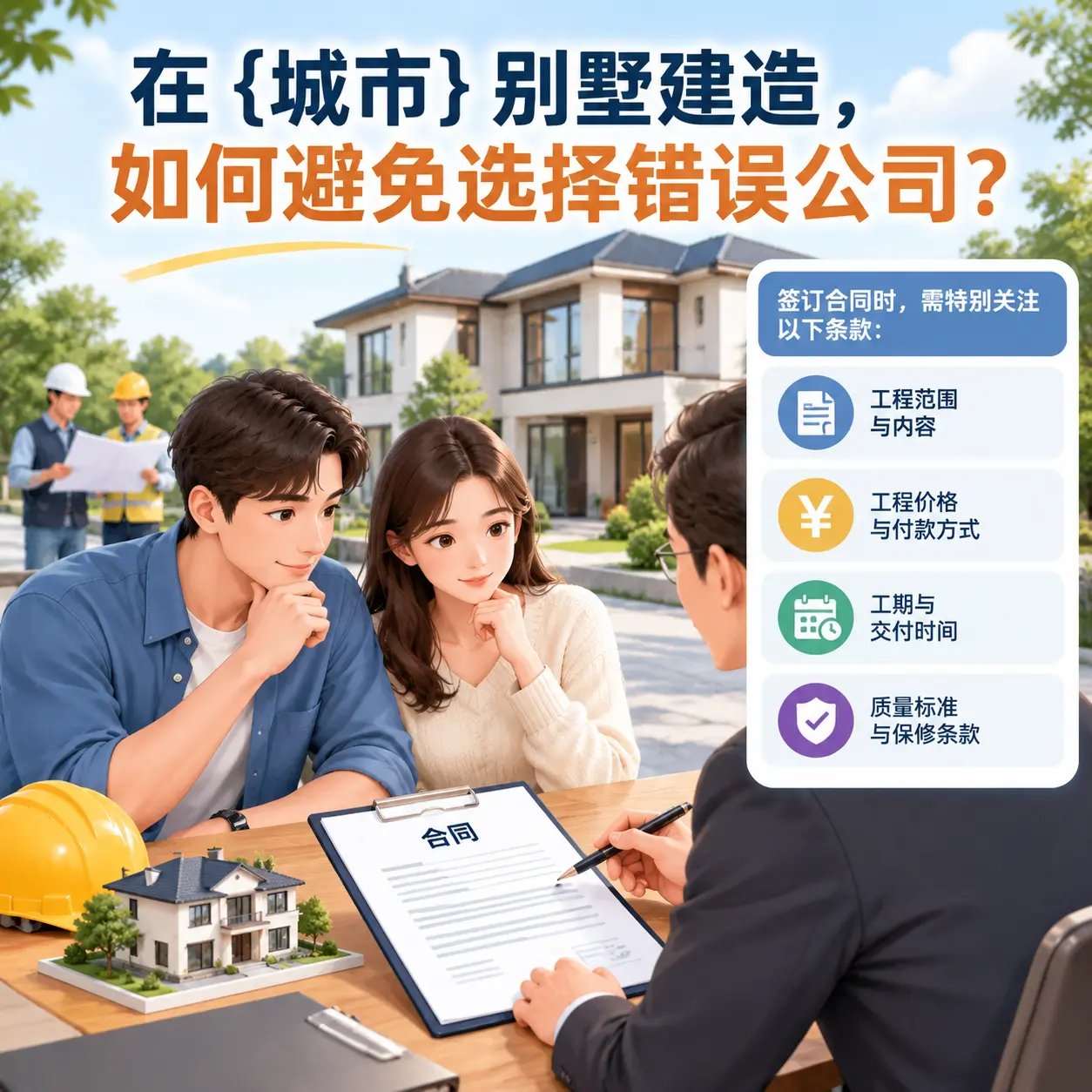 在 桐梓 别墅建造，如何避免选择错误公司？