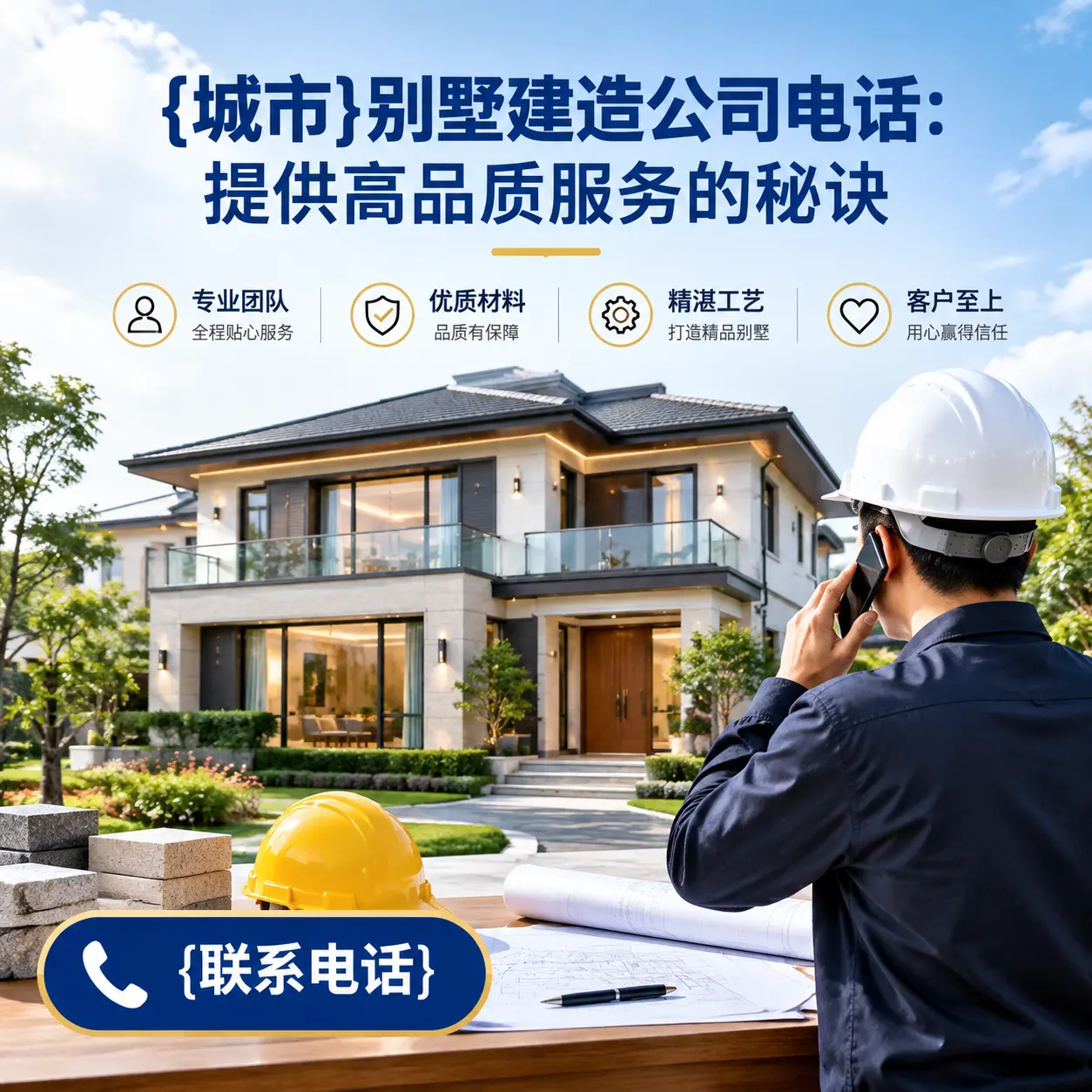 桐梓别墅建造公司电话:提供高品质服务的秘诀