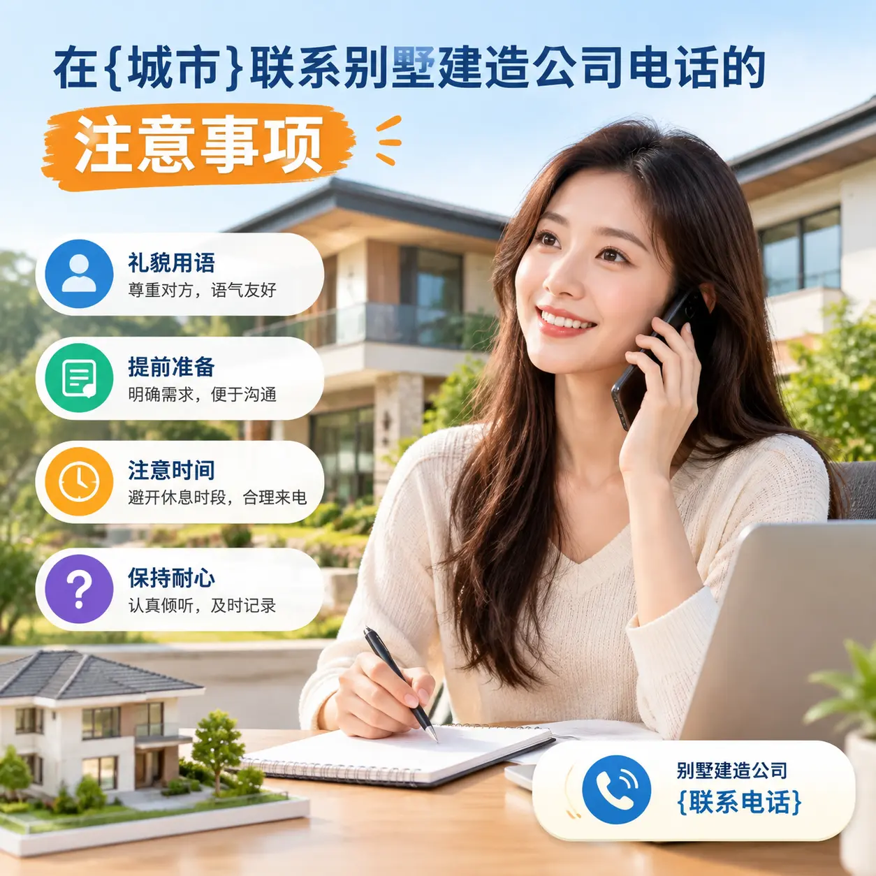 在桐梓联系别墅建造公司电话的注意事项