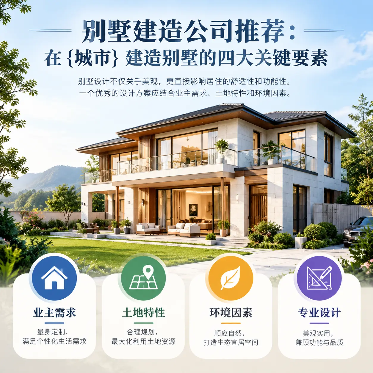 别墅建造公司推荐：在 桐梓 建造别墅的四大关键要素