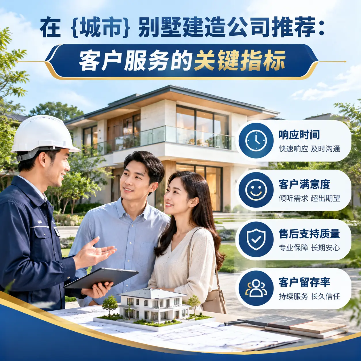在 桐梓 别墅建造公司推荐：客户服务的关键指标