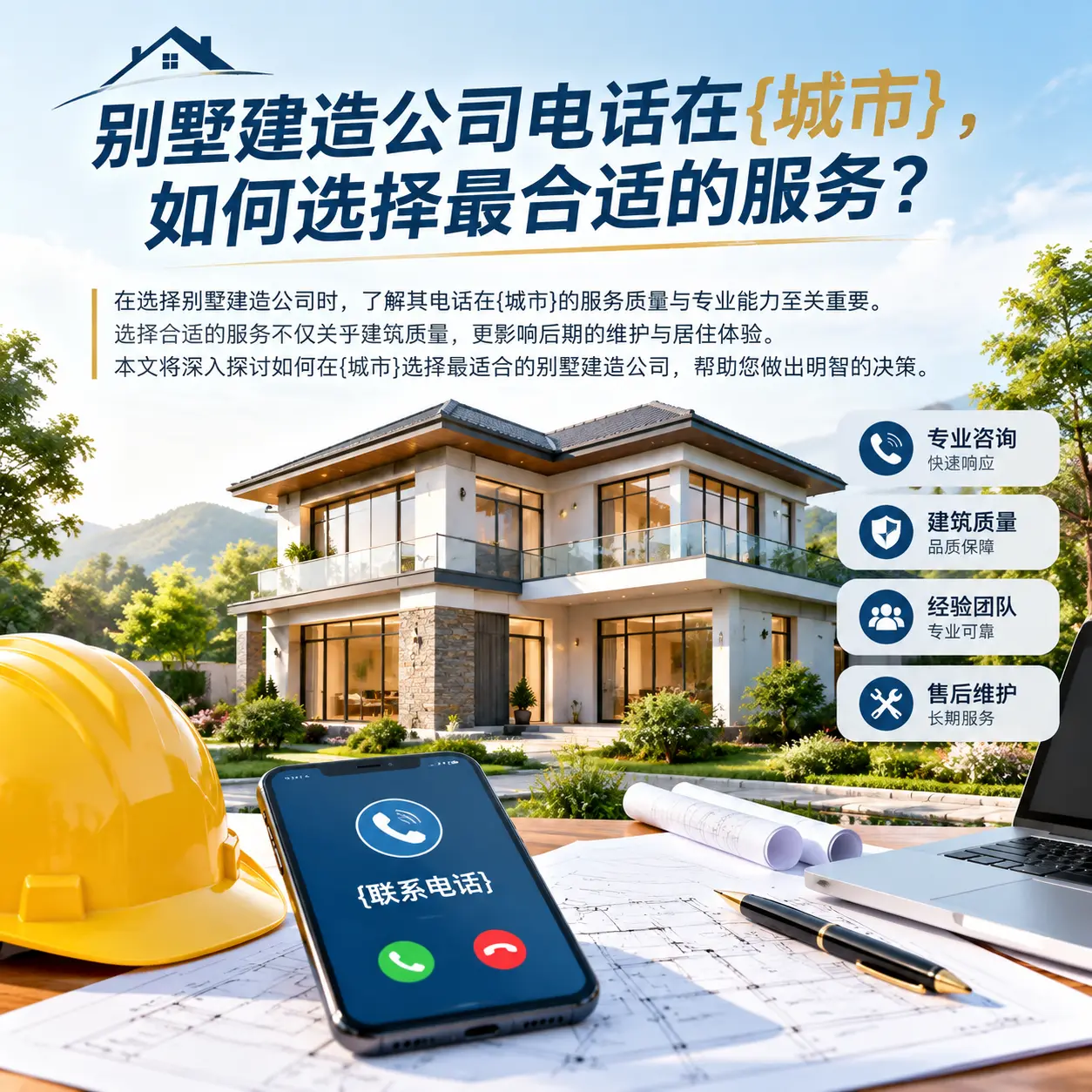 别墅建造公司电话在桐梓，如何选择最合适的服务？