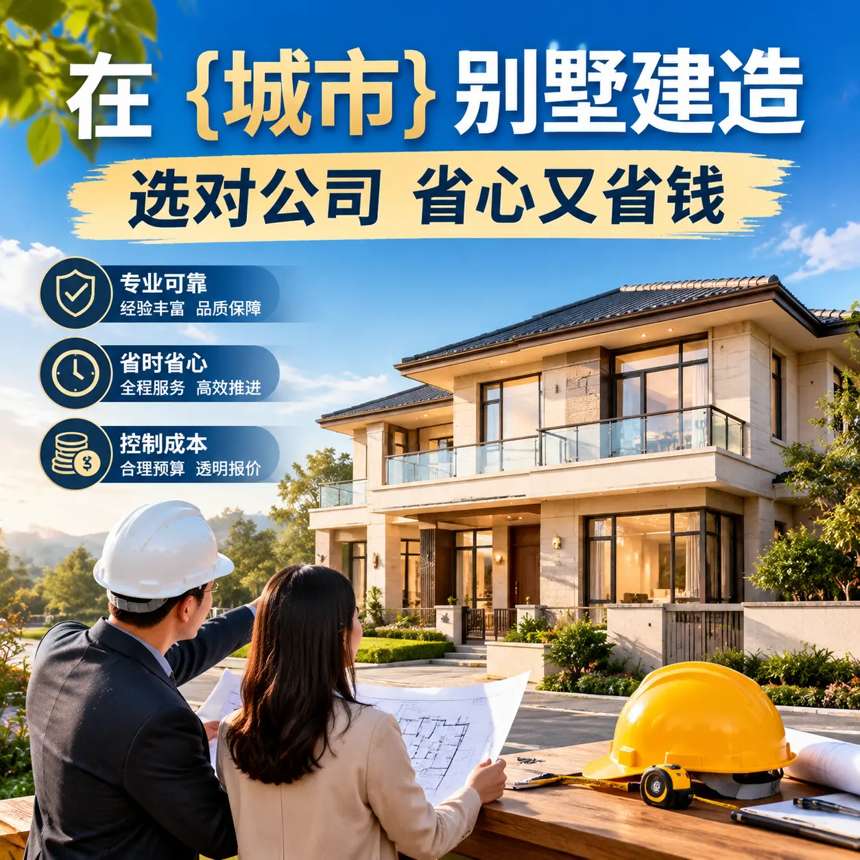在 桐梓 别墅建造，选对公司省心又省钱