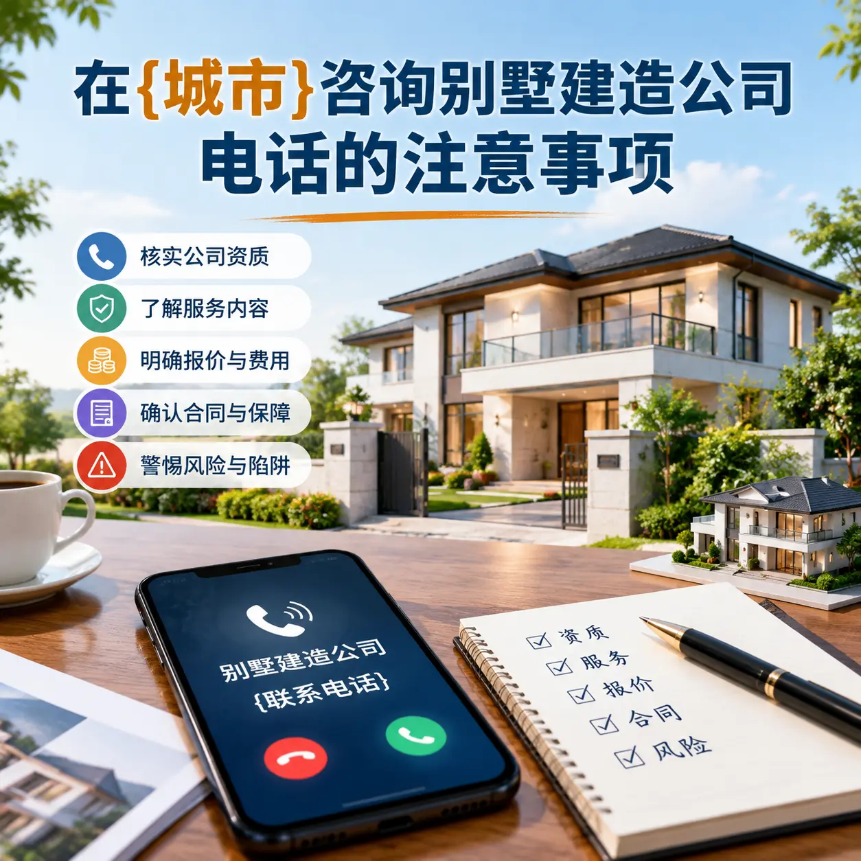 在桐梓咨询别墅建造公司电话的注意事项