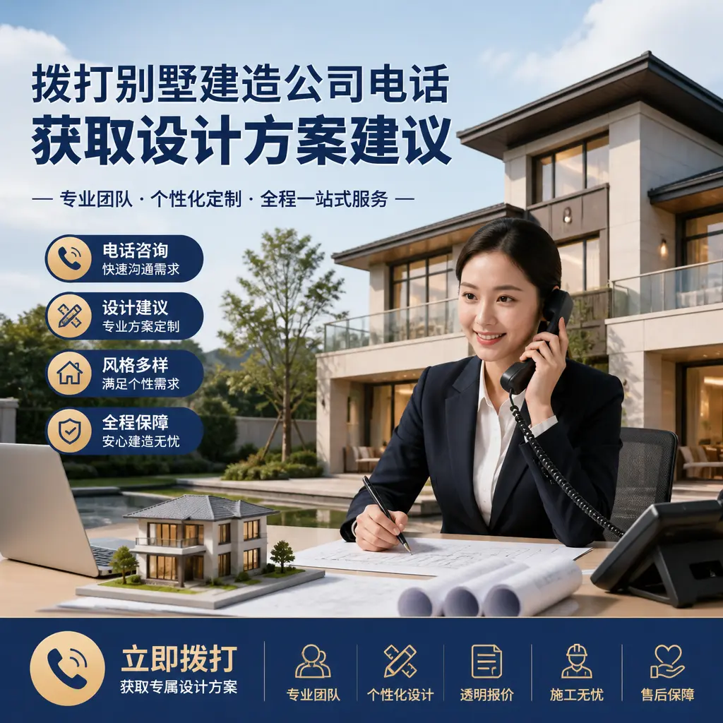 拨打桐梓别墅建造公司电话，获取设计方案建议