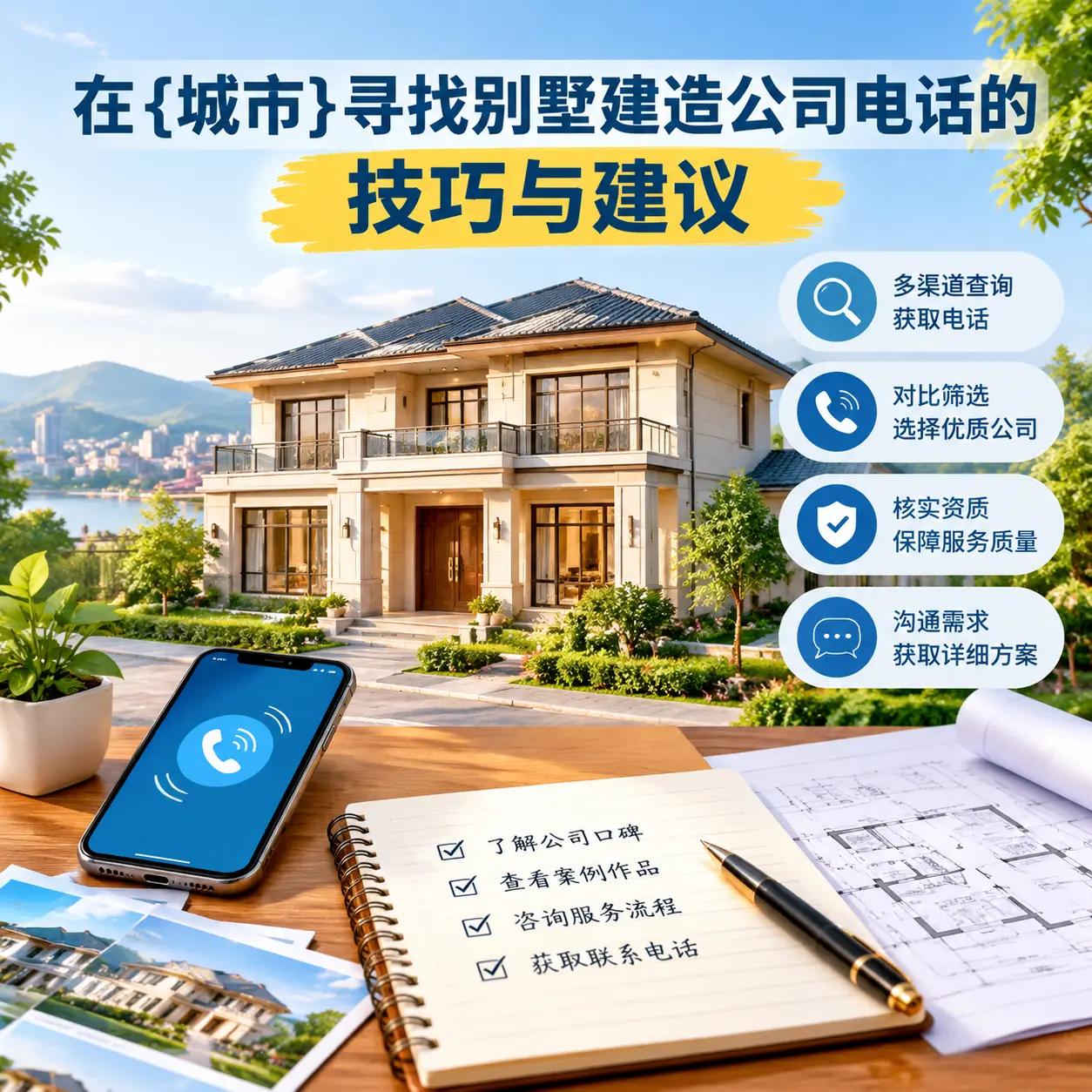 在桐梓寻找别墅建造公司电话的技巧与建议
