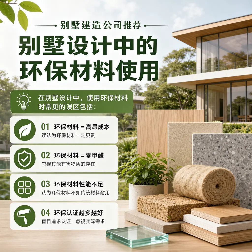 别墅建造公司推荐： 桐梓 别墅设计中的环保材料使用